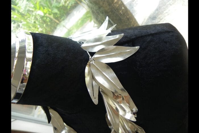 Polished 99.9% Pure Fine Silver Maile Presentation Lei