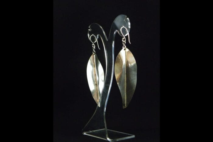 Polished 99.9% Silver Maile Earrings