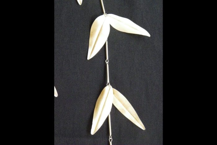 Single Strand Polished 99.9% Silver Maile Lei