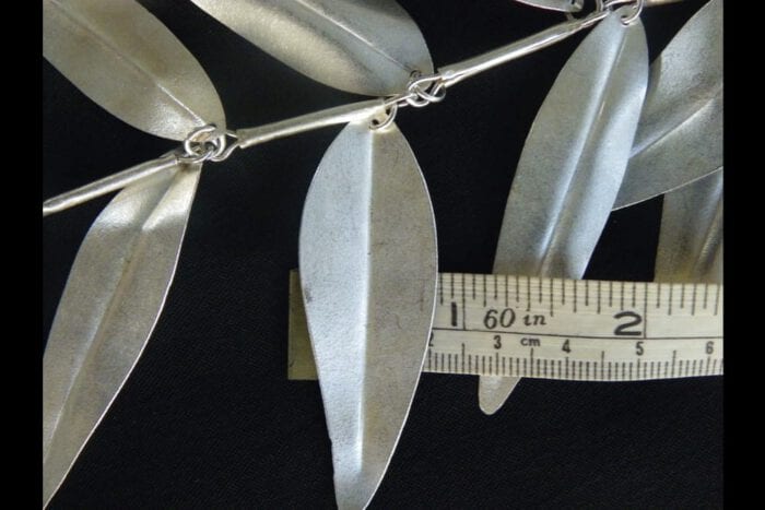 Unpolished 99.9% Fine Silver Maile Presentation Lei