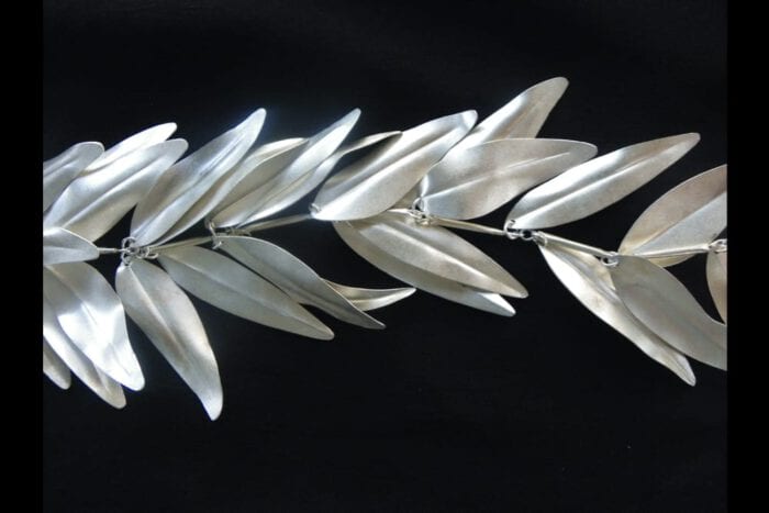 Unpolished 99.9% Fine Silver Maile Presentation Lei