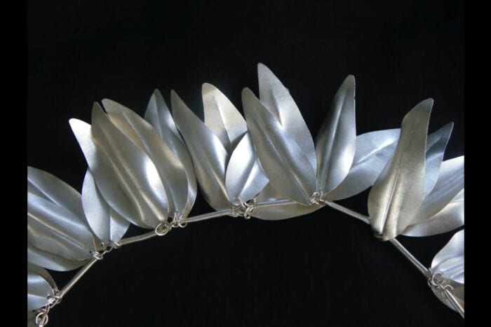 Unpolished 99.9% Fine Silver Maile Presentation Lei