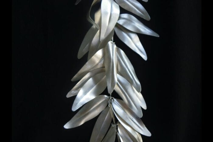 Unpolished 99.9% Fine Silver Maile Presentation Lei