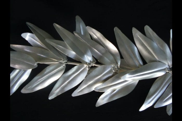 Unpolished 99.9% Fine Silver Maile Presentation Lei