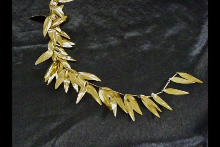 Polished Brass Presentation Maile Lei