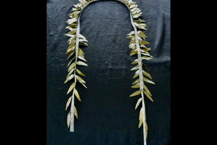 Polished Brass Presentation Maile Lei7