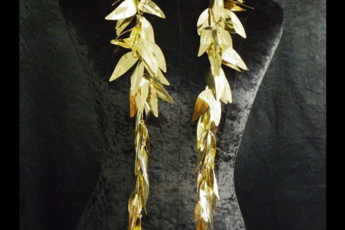 Polished Brass Presentation Maile Lei4