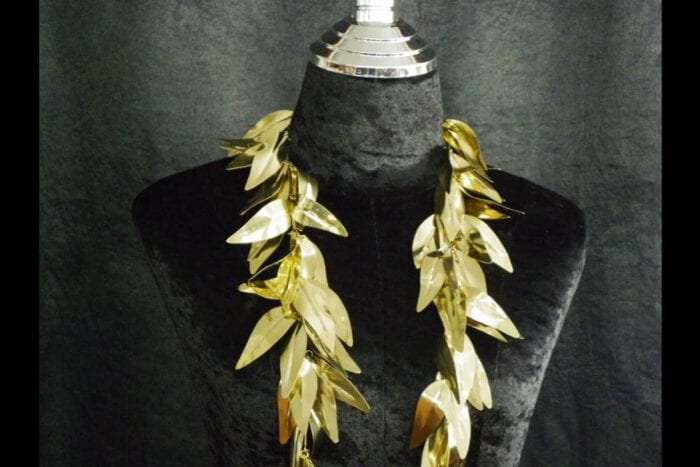 Polished Brass Presentation Maile Lei2