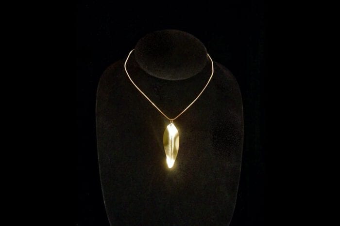 24K Gold Dipped Maile Pendant and Chain