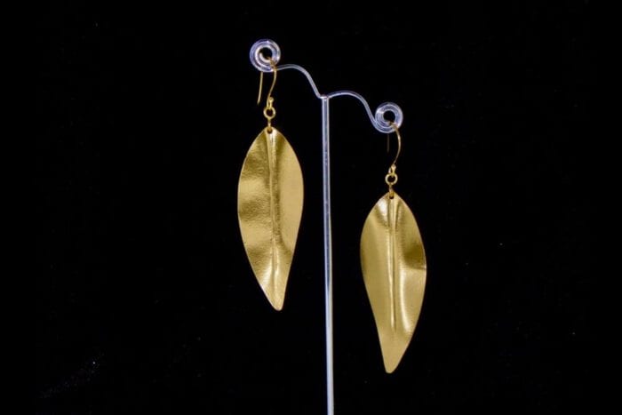 24K Gold Dipped 99.9% Pure Fine Silver Maile Earrings