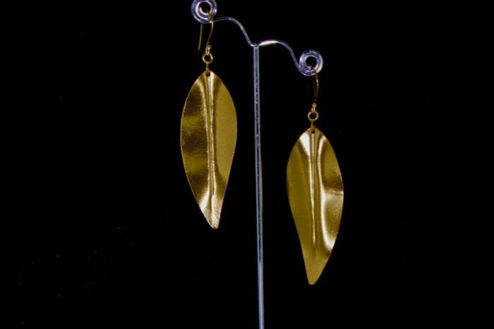 24K Gold Dipped 99.9% Pure Fine Silver Maile Earrings