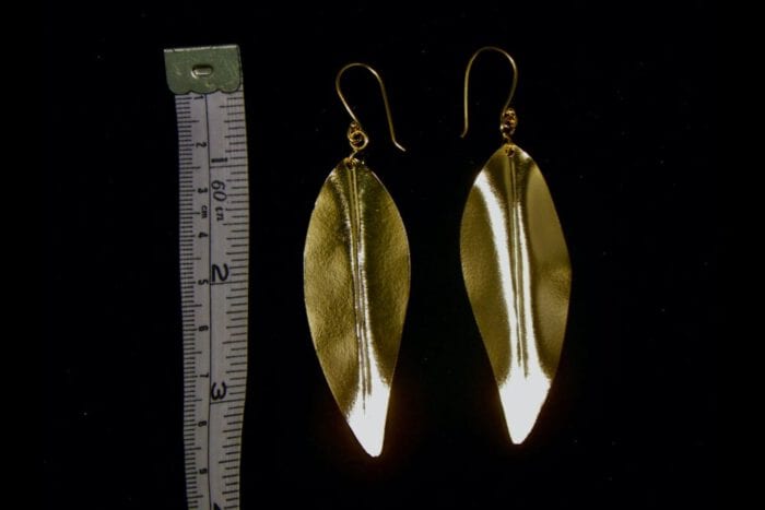 24K Gold Dipped 99.9% Pure Fine Silver Maile Earrings