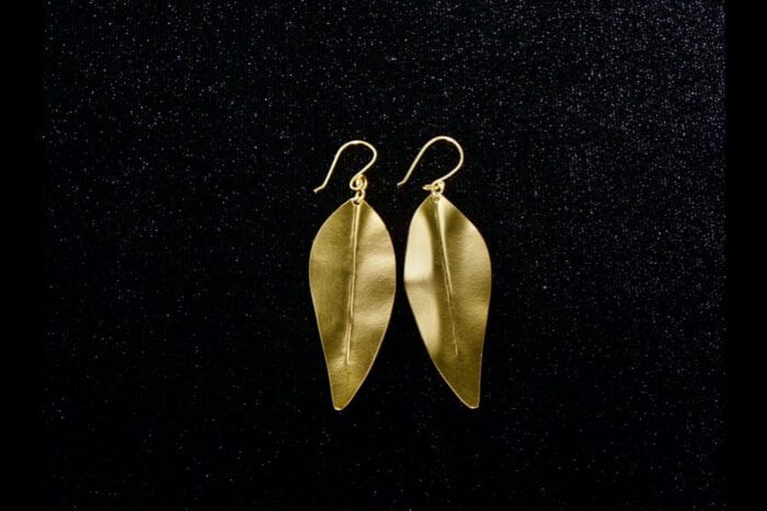 24K Gold Dipped 99.9% Pure Fine Silver Maile Earrings