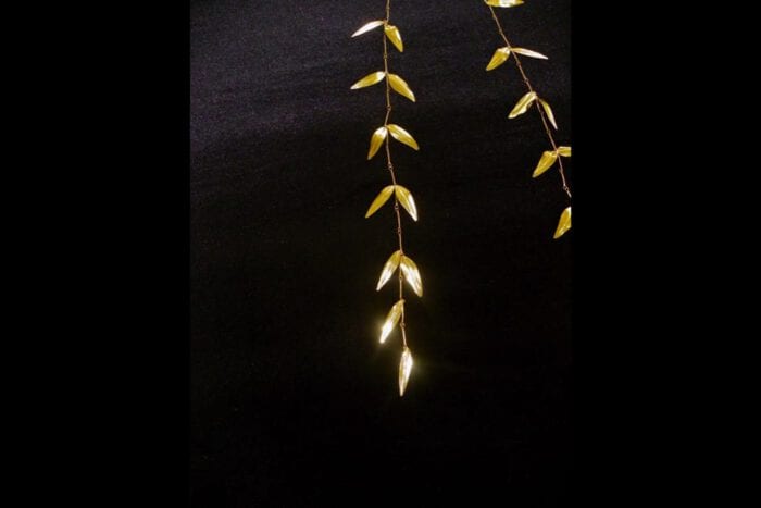 Heavy 24k Gold Dipped Maile Lei