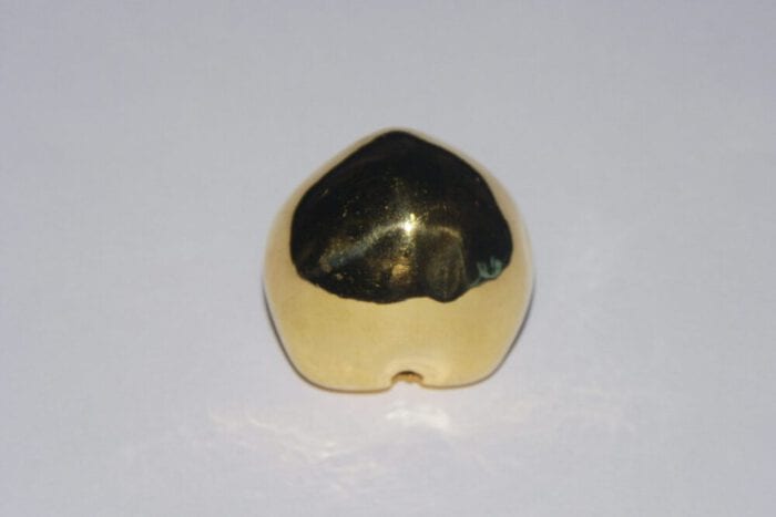 24K Gold Plated Single Kukui Nut