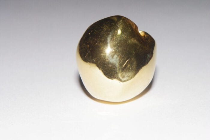 24K Gold Plated Single Kukui Nut