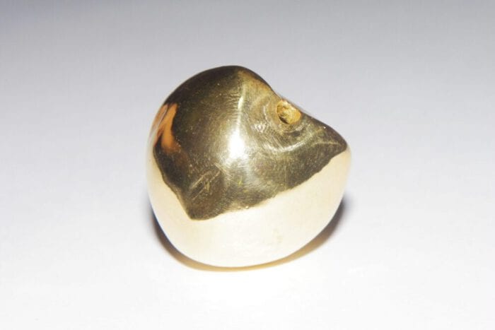 24K Gold Plated Single Kukui Nut