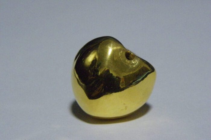 24K Gold Plated Single Kukui Nut