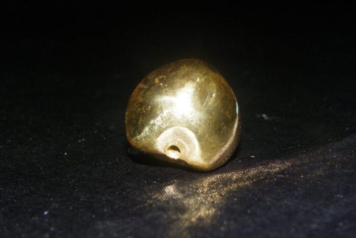 24K Gold Plated Single Kukui Nut