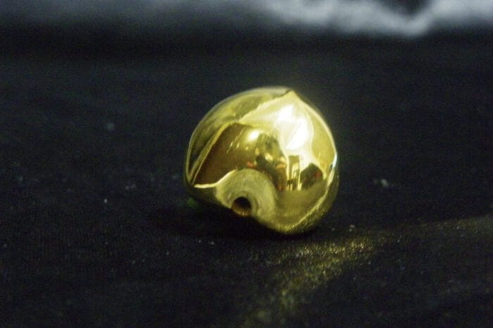 24K Gold Plated Single Kukui Nut